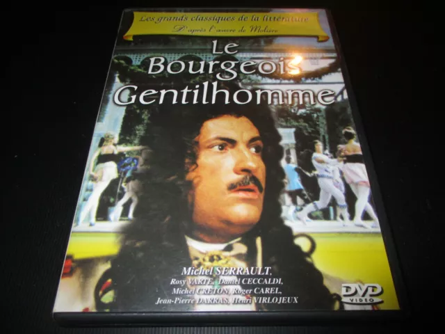 DVD "LE BOURGEOIS GENTILHOMME" Michel SERRAULT, Rosy VARTE, Daniel CECCALDI
