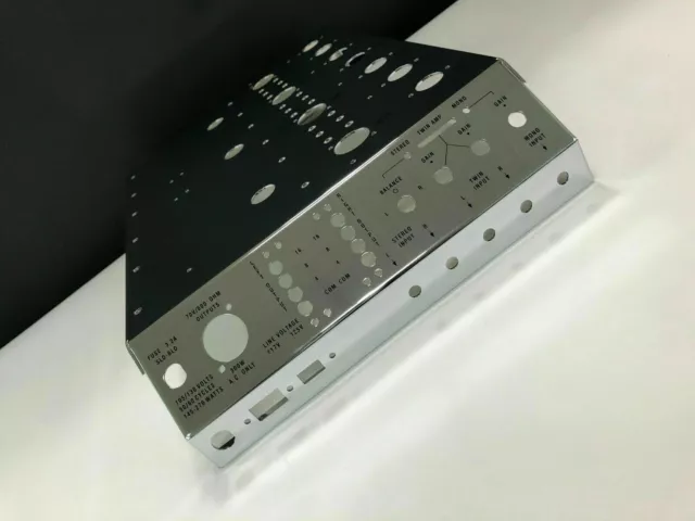 McINTOSH MC240 240 AMPLIFIER SUPER MIRROR POLISHED & CHROME PLATED CHASSIS - DIY McINTOSH MC240 240 AMPLIFIER SUPER MIRROR POLISHED & CHROME PLATED CHASSIS - DIY