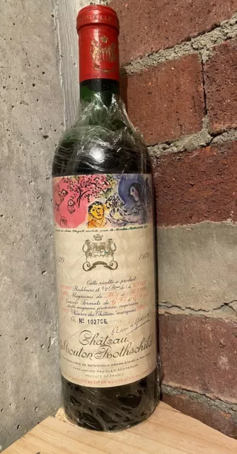 Château MOUTON ROTHSCHILD 1970, 1er Grand Cru Classé de Pauillac, Bordeaux