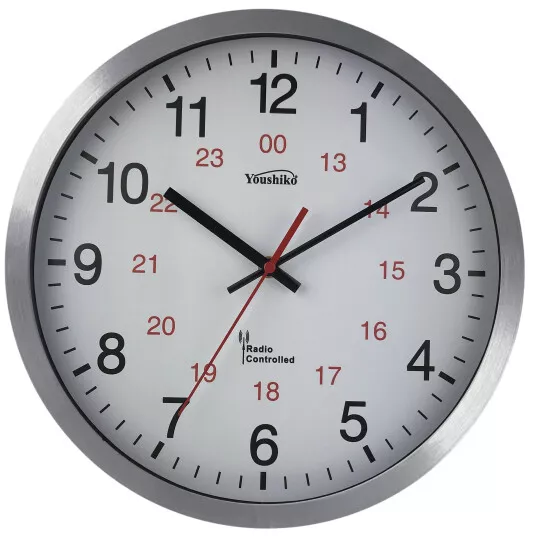 Youshiko Radio Controlled Wall Clock ( Official UK & Ireland Version ),