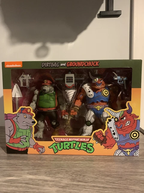 NECA Teenage Mutant Ninja Turtles Dirtbag and Groundchuck Action Figure