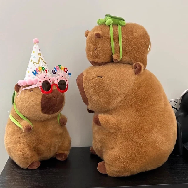 2024 SIMULATION CAPYBARA Plush Cartoon Capybara Stuffed Animal Doll