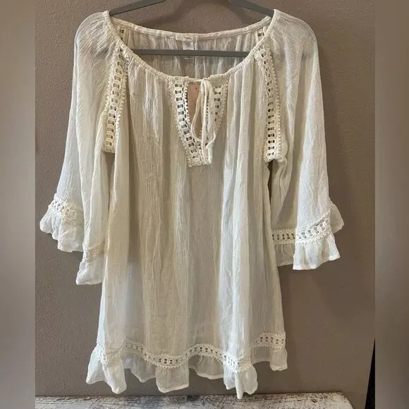 Eberjey Flowy Top/Cover Up, size S, $248 Retail - NWT