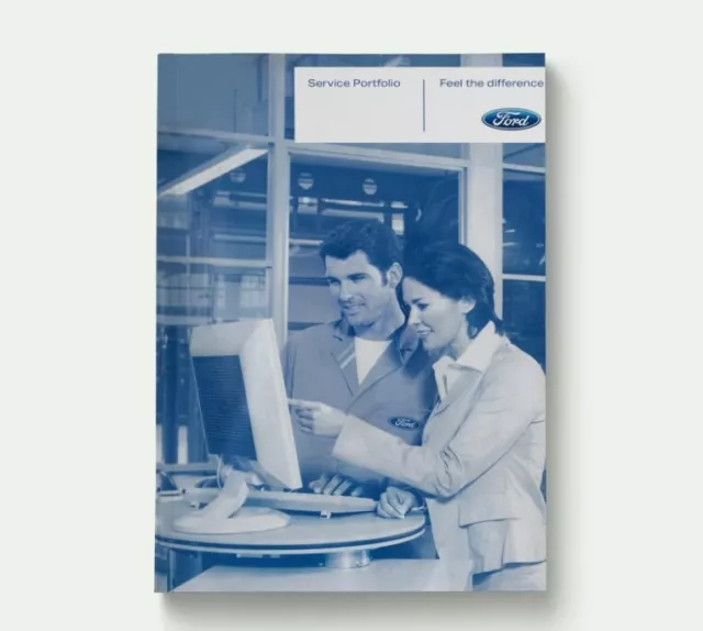 Ford Ka Service History Book Blank For All Models