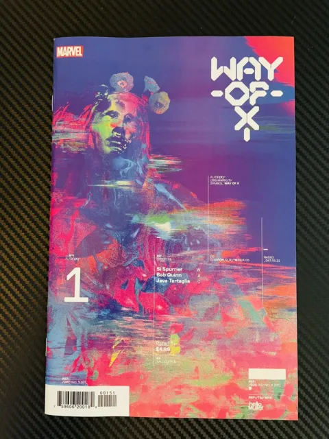 Way Of X #1  1:10 Design  Variant - Marvel 2021  High Grade!!
