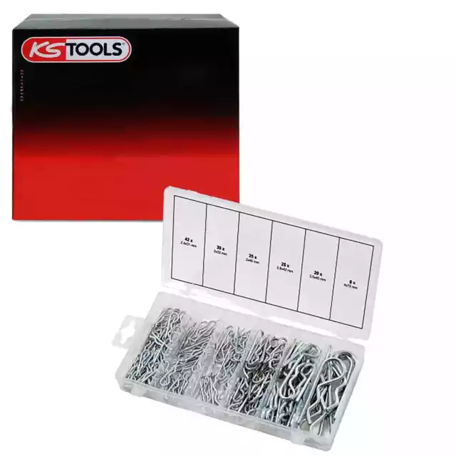 KS TOOLS Goupilles Fendues à Ressort Kit 150-tlg. Boulon de Verrouillage