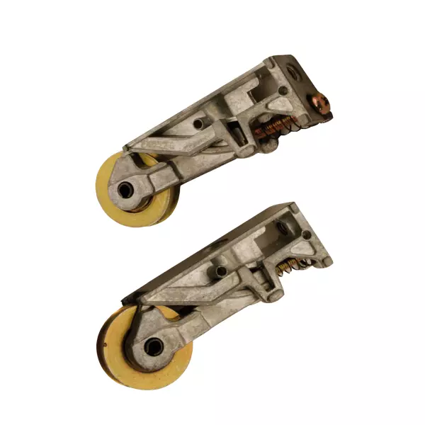 Pair SRZ-S Zinc Car Steel Wheel Roller - For Aluminum Patio Doors - 32mm