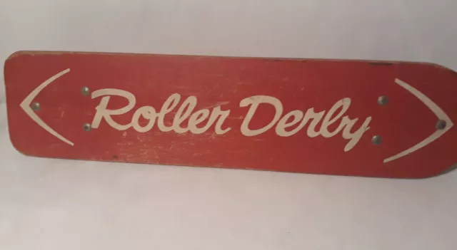 Vintage 1960's Era / Roller Derby / Surf-ari / Repainted / Wooden