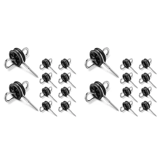 20 pz maniglia cancello recinzione elettrica ancoraggio recinzione isolatori recinzione filoI6M5