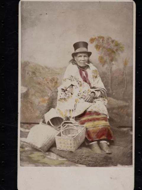 Native American Indian CDV card photograph L P Vallee Quebec Canada