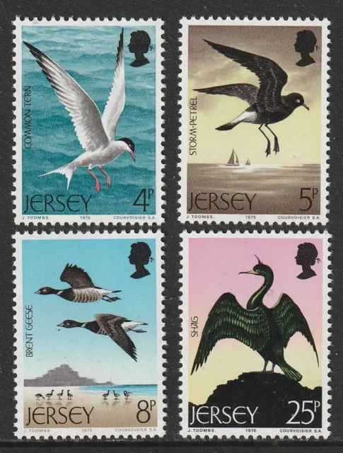 Jersey 1975 Sea Birds SG 129-132 MNH