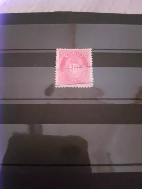 norge briefmarke 10 öre