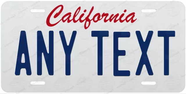 California License Plate Tag Personalize for Auto Car Bicycle ATV Bike Moped 2