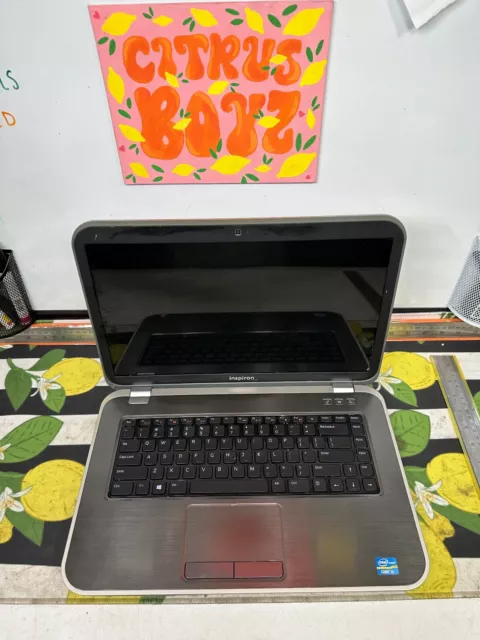 🍋Dell Inspiron 5520 FOR PARTS AND FOR REPAIRS Pink and Black Laptop Computer🍊