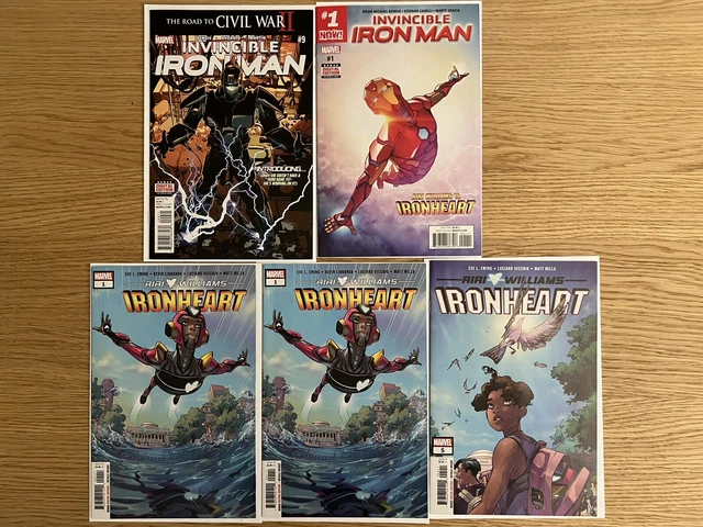 Invincible Iron Man 9 2016 1st Print 1st Appearance Riri Williams Ironheart 1 5