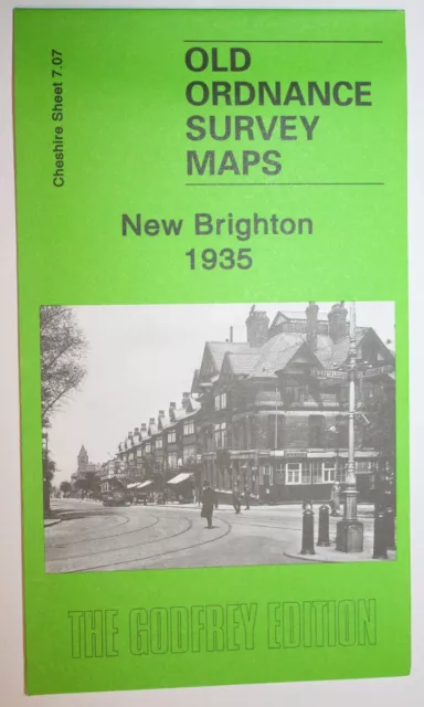 Old Ordnance Survey Map New Brighton 1935 Godfrey Edition