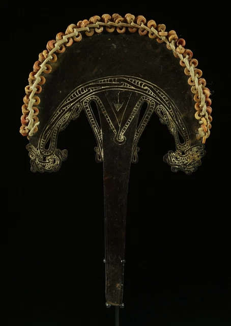 Old Massim Currency display spatula massim people Sudest Papua New Guinea
