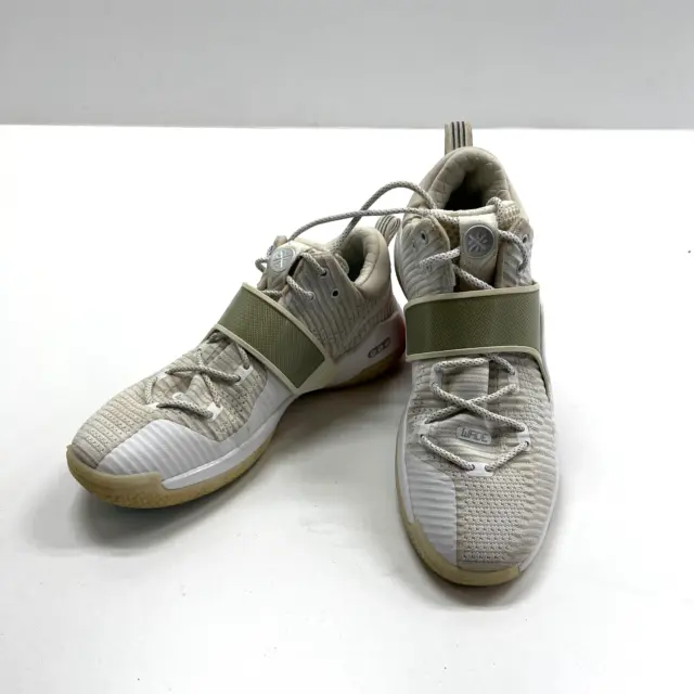 LI-NING MEN'S WAY Of Wade 6 ABAM089 Ivory Lace Up Basketball Shoes Size ...