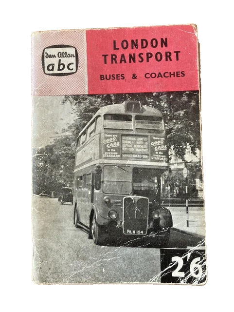 IAN ALLAN ABC London Transport Buses & Coaches 17th Edition 1960 £0.99 ...