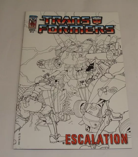 Transformers Escalation Issue 2 alt. Sketch cover RI-A Dec 2006 VGC 1st Print ID