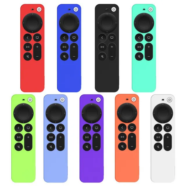 Silicone Case Protective Cover for 2021 Apple TV 4K Siri Remote 2nd generation