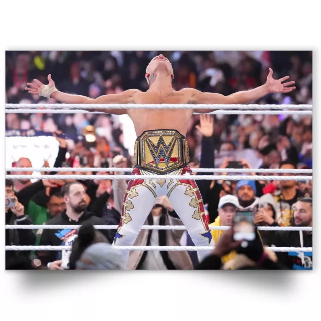 Cody Rhodes Poster WWE undisputed champion Poster Print A5-A1 WrestleMania 40