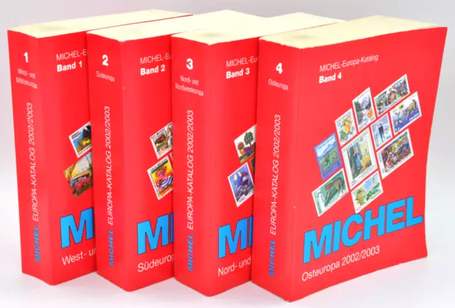 Michel Europa Katalog Band 1 - 4 komplett, 2002 / 2003