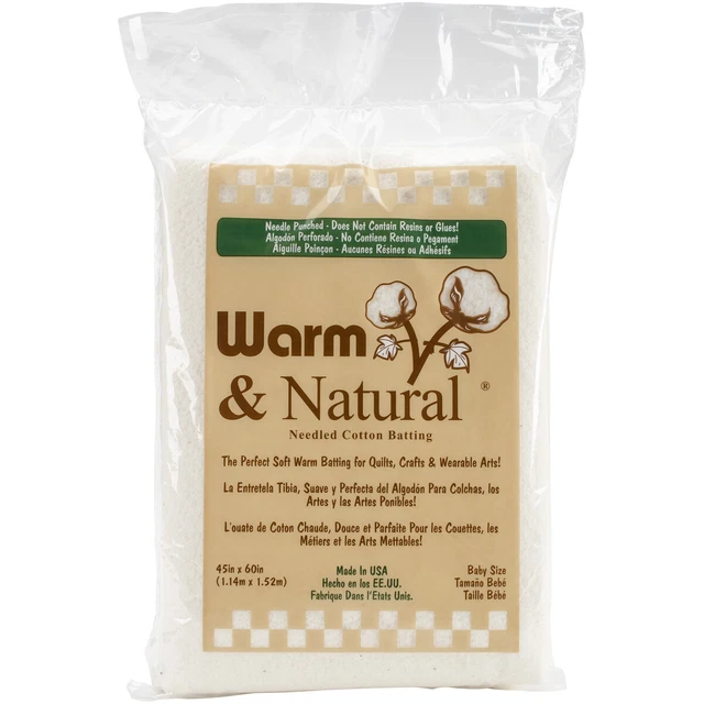 Warm Company Warm & Natural Cotton Batting-Crib Size 45"X60" 2322