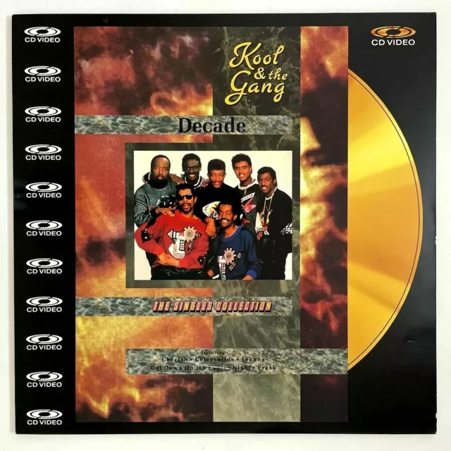 Laserdisc Kool & The Gang Decade The Singles Collection PAL