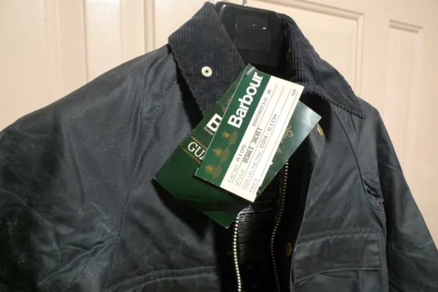 Barbour- A105 Kid's Bedale Wax Cotton Jacket -4 Front Pockets-Nos- Made @ Uk- 24