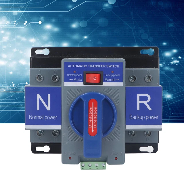 ETTROIT JX11299 ATS Interruttore Di Trasferimento Automatico Fotovoltaico A Doppia Alimentazione 100a 2p 85561996