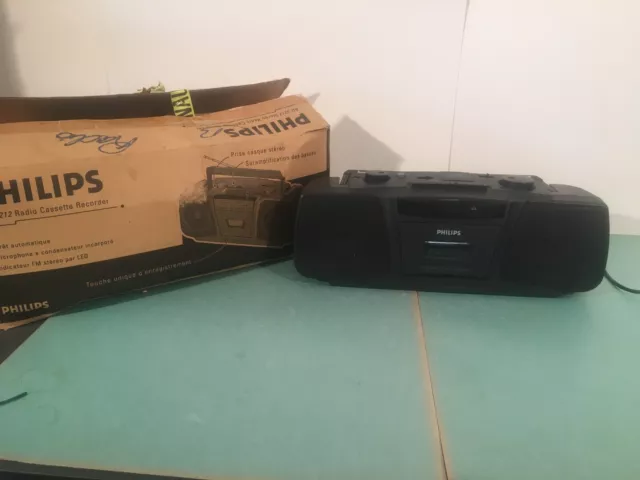 Philips A5212 | Portable Personnel FM LW MW Radio Cassette Recorder & Player