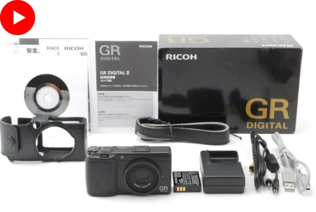 [MINT in Box] RICOH GR DIGITAL II 10.1MP Compact Digital Camera From JAPAN