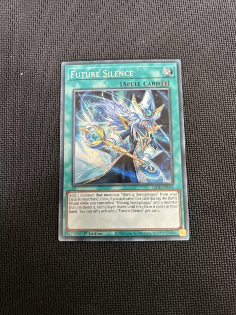 LEDE-EN054 Future Silence : Secret Rare Card : 1st Edition YuGiOh TCG