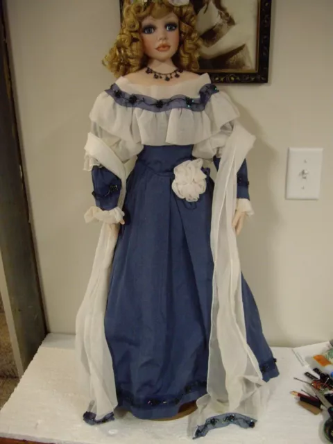 Paradise Galleries-Treasury Collection "Lucy", Porcelain Doll By Pat Dezinski