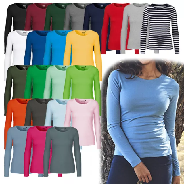 Neutral Ladies' Long Sleeve T-Shirt, Damen Langarmshirt, Bio-Baumwolle 81050