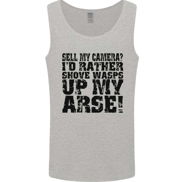 Sell My Camera? Photographer Photography Mens Vest Tank Top