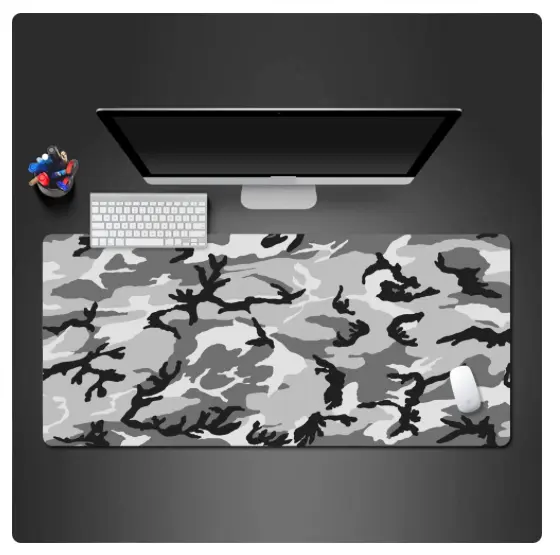 XL Gaming Mouse Pad Rubber Computer Game Mousepad Desk Army Camouflage Camo Art