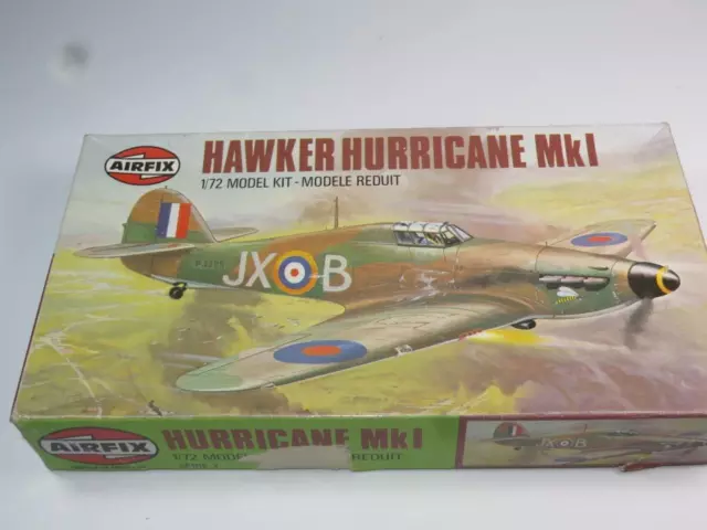 Airfix 1/72 Modèle Aircraft Kit Hawker Hurricane Mk I Scellé En Type 6 Boîte