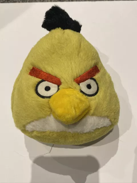 Angry Birds Bubbles Plush Bookbag Backpack Clip Yellow Orange Globe Doll  **NEW**