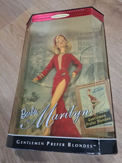 Barbie Marilyn Monroe Gentlemen Red Dress 1997 (Mattel, Toys, Collectible)