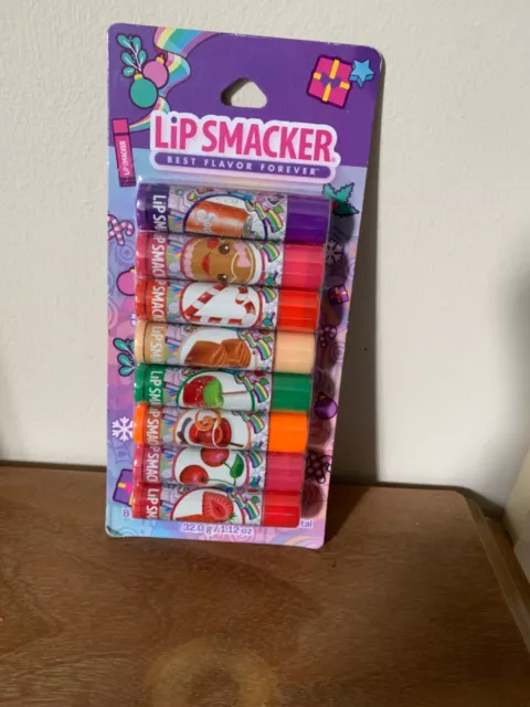 New! Lip Smackers Fab Yule Ous Party Pack Lip Balm Christmas Theme