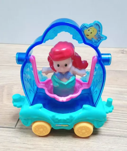 Fisher Price Little People Disney Princess Ariel Parade Train Carriage & Figures