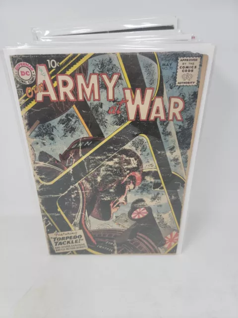 Our Army At War #70 Dc Silver Age *1958* 3.0  Ga