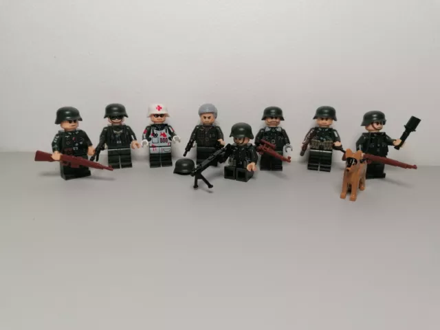WW2 German Feldgrau Deluxe Minifigure Lot
