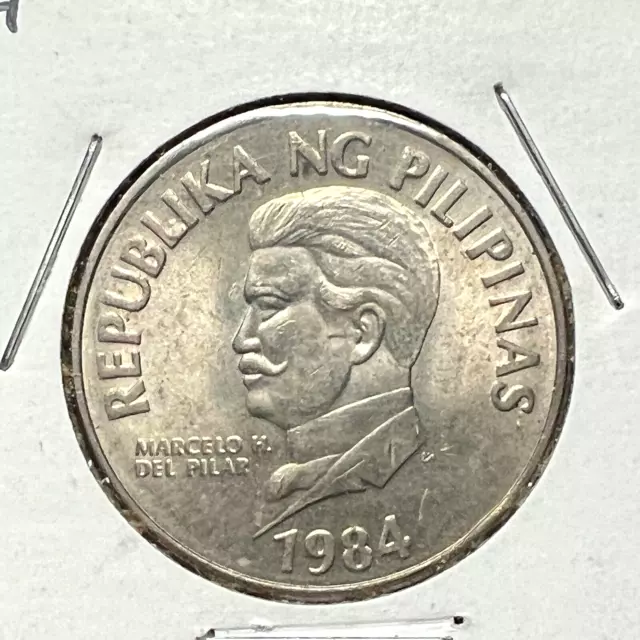 1984  Philippines 50 Sentimos Brilliant Uncirculated Coin