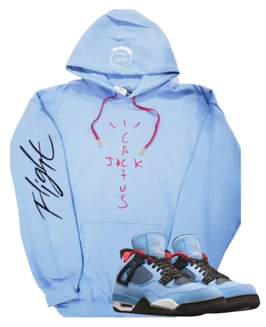 TRAVIS SCOTT CACTUS Jack Astroworld Merch University Blue Red Hoodie 4  Retro 1 6 $49.99 - PicClick