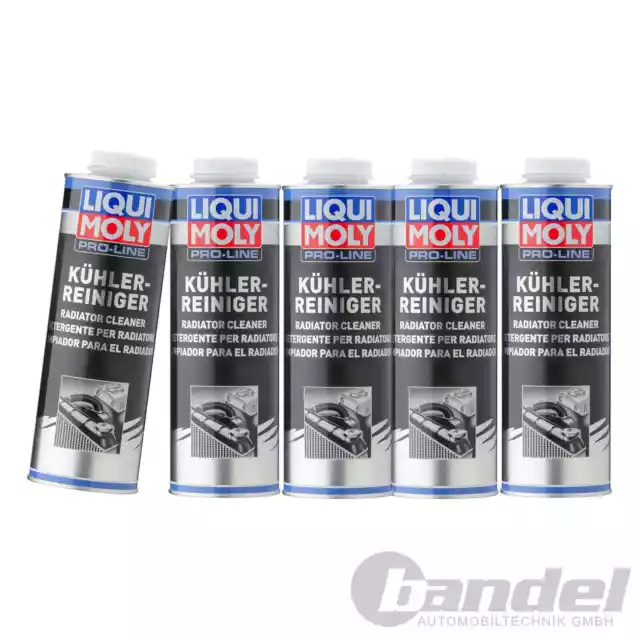 5x1L LIQUI MOLY BLECHDOSE PRO-LINE ADDITIV  KÜHLSYSTEM REINIGER KÜHLERREINIGER