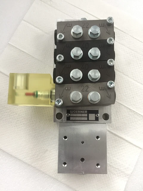 1 pezzo distributore Woerner, distributore progressivo VPI-C8 art. n. 262341/20/2