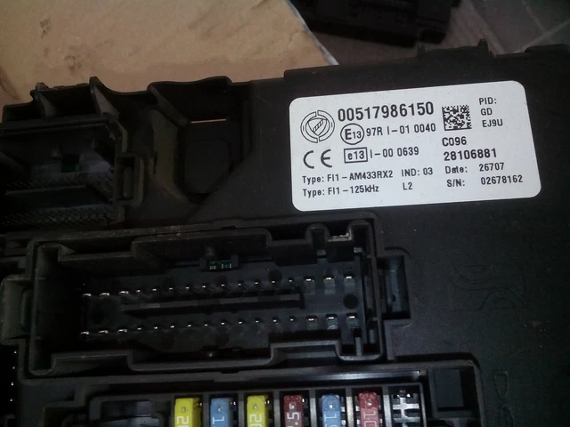 Centralina Body Computer Grande Punto 1.3 Mtj 00517986150 Centralina Body Computer Grande Punto 1.3 Mtj 00517986150